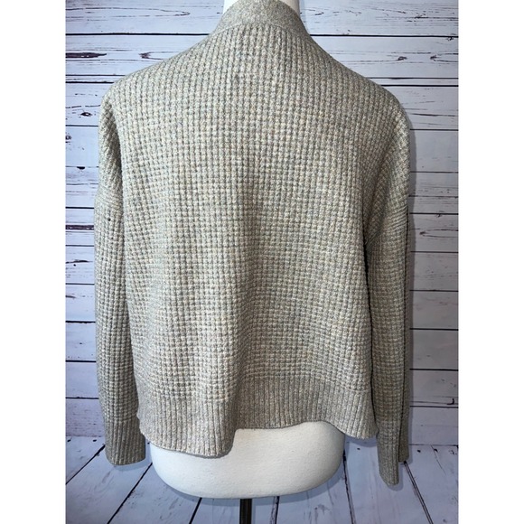 Abercrombie and Fitch Cardigan Sweater Chunky Medium Y2K Oversized Grandpa 90s - Picture 4 of 7